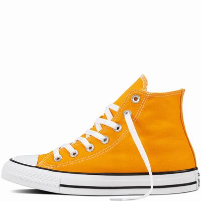 Converse Chuck Taylor All Star Classic High Tops Womens - Orange Shoes (918QPSLI)